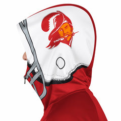 Tampa Bay Buccaneers Pro Player Retro Helmet Full-Zip Hooded Track Jacket - Red/Orange Jackets