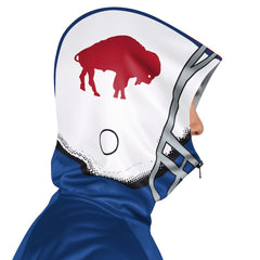 Buffalo Bills Pro Player Retro Helmet Full-Zip Hooded Track Jacket - Royal/Red Jackets