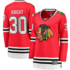 Spencer Knight Chicago Blackhawks Fanatics Women's Home Breakaway Player Jersey - Red | US 202999982