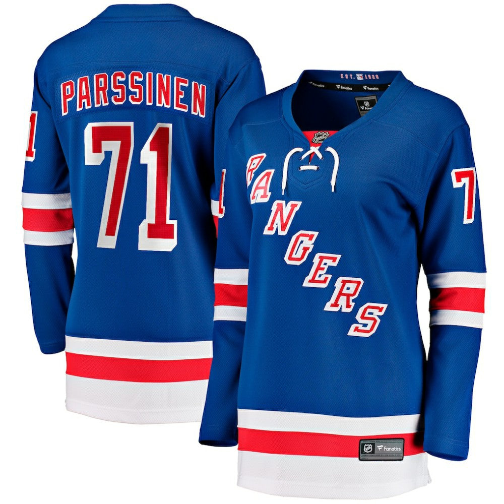 Juuso Parssinen New York Rangers Fanatics Women's Home Breakaway Player Jersey - Blue | US 202999986