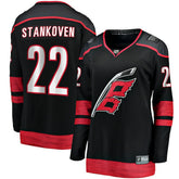 Logan Stankoven Carolina Hurricanes Fanatics Women's Home Breakaway Player Jersey - Black | US 202999999