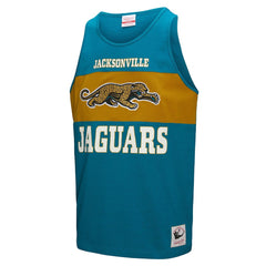 Jacksonville Jaguars Retro Colorblock Tank Top - Teal Tops