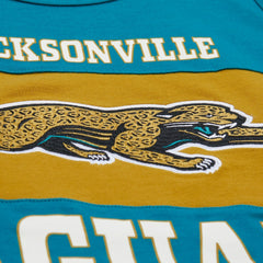 Jacksonville Jaguars Retro Colorblock Tank Top - Teal Tops