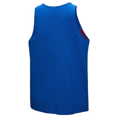 New England Patriots Retro Colorblock Tank Top - Royal Tops