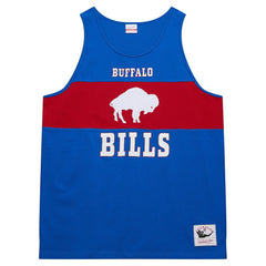 Buffalo Bills Retro Colorblock Tank Top - Royal Tops