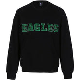 Philadelphia Eagles Cuce Women's Chenille Jeweled Sweatshirt - Black Sweatshirts