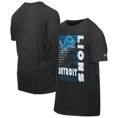 Detroit Lions New Era Enzyme Washed Oversized T-Shirt - Black T-shirts