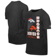 Denver Broncos New Era Enzyme Washed Oversized T-Shirt - Black T-shirts