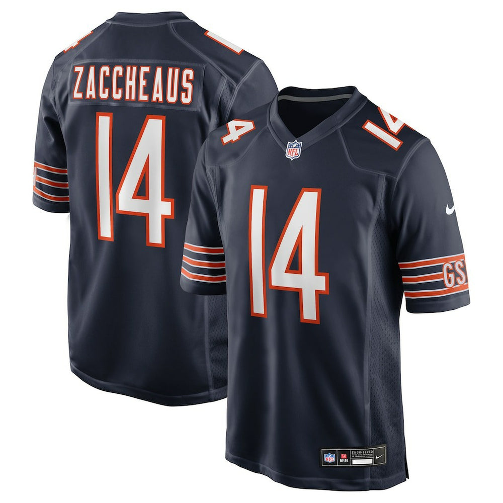 Olamide Zaccheaus Chicago Bears Team Game Jersey - Navy Jerseys
