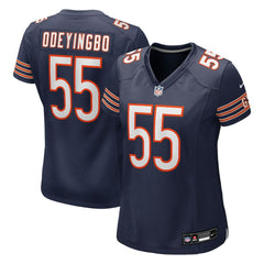 Dayo Odeyingbo Chicago Bears Women's Team Game Jersey - Navy Jerseys