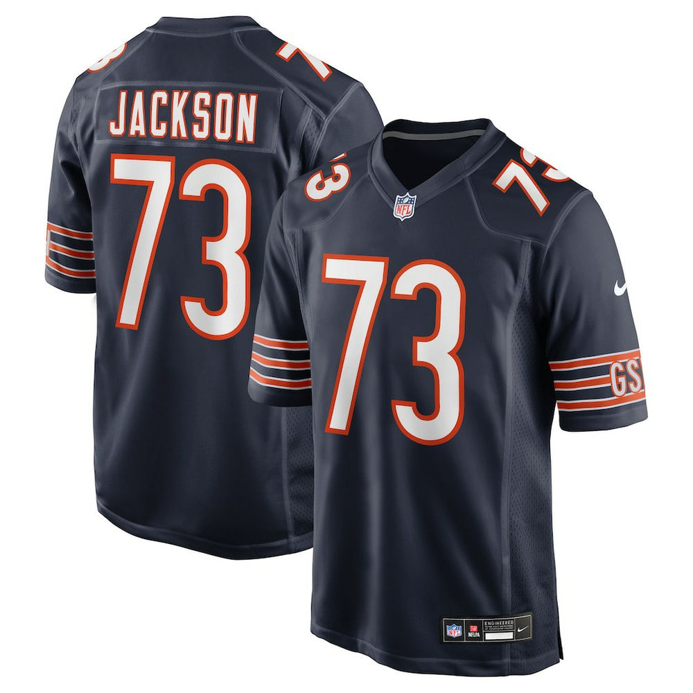 Jonah Jackson Chicago Bears Team Game Jersey - Navy Jerseys