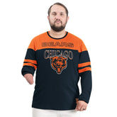 Chicago Bears G-III Sports by Carl Banks Adaptive Outlast Long Sleeve T-Shirt - Navy/Orange T-shirts