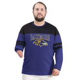 Baltimore Ravens G-III Sports by Carl Banks Adaptive Outlast Long Sleeve T-Shirt - Purple/Black T-shirts
