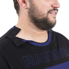 Baltimore Ravens G-III Sports by Carl Banks Adaptive Outlast Long Sleeve T-Shirt - Purple/Black T-shirts