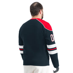 Houston Texans G-III Sports by Carl Banks Adaptive Lord Stanley Crewneck Sweatshirt - Navy Sweatshirts