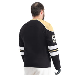 New Orleans Saints G-III Sports by Carl Banks Adaptive Lord Stanley Crewneck Sweatshirt - Black Sweatshirts