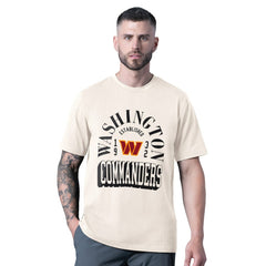 Washington Commanders MSX by Michael Strahan Whiteout Vintage T-Shirt - White T-shirts