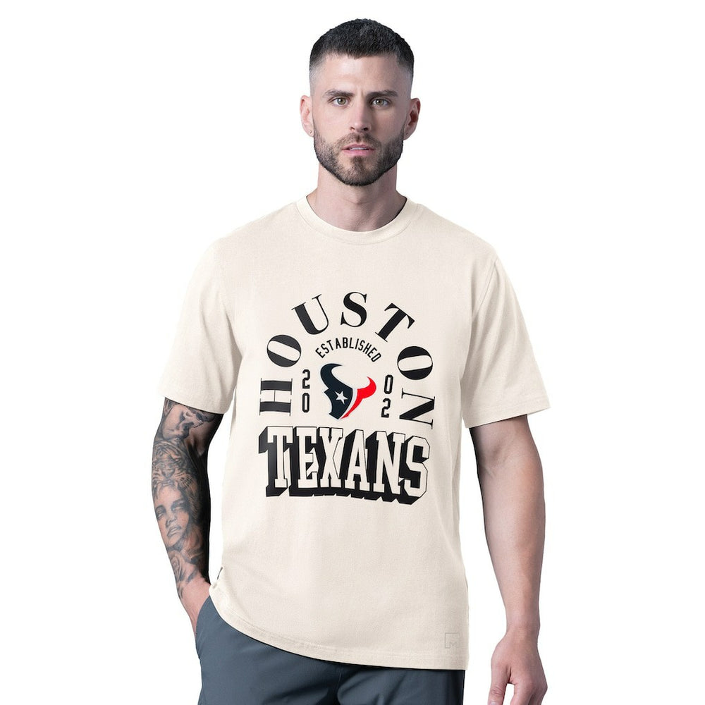 Houston Texans MSX by Michael Strahan Whiteout Vintage T-Shirt - White T-shirts