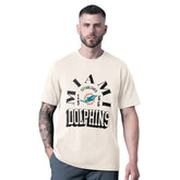Miami Dolphins MSX by Michael Strahan Whiteout Vintage T-Shirt - White T-shirts