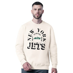 New York Jets MSX by Michael Strahan Whiteout Tri-Blend Sweatshirt - White Sweatshirts