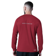 Washington Commanders MSX by Michael Strahan Forward Long-Sleeve T-Shirt - Burgundy T-shirts