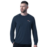 New England Patriots MSX by Michael Strahan Forward Long-Sleeve T-Shirt - Navy T-shirts