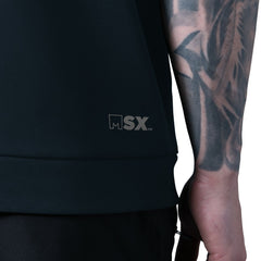Houston Texans MSX by Michael Strahan Tri-Blend Rebound Sleeveless Hoodie - Navy Hoodies