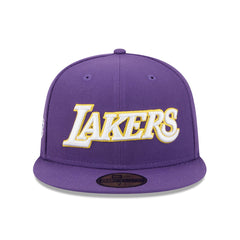 Los Angeles Lakers Jersey Hook Statement Edition 59FIFTY Fitted Hat Purple - New Era