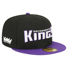 Sacramento Kings Statement Edition Jersey Hook 59Fifty Fitted Hat Black - New Era