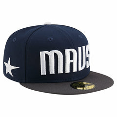 Dallas Mavericks Statement Edition Jersey Hook 59Fifty Fitted Hat Navy - New Era
