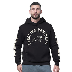 Carolina Panthers Starter Handoff Fleece Hoodie Sweatshirt - Black Hoodies