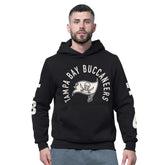 Tampa Bay Buccaneers Starter Handoff Fleece Hoodie Sweatshirt - Black Hoodies