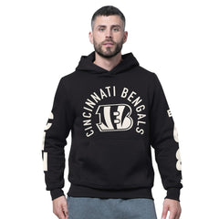 Cincinnati Bengals Starter Handoff Fleece Hoodie Sweatshirt - Black Hoodies