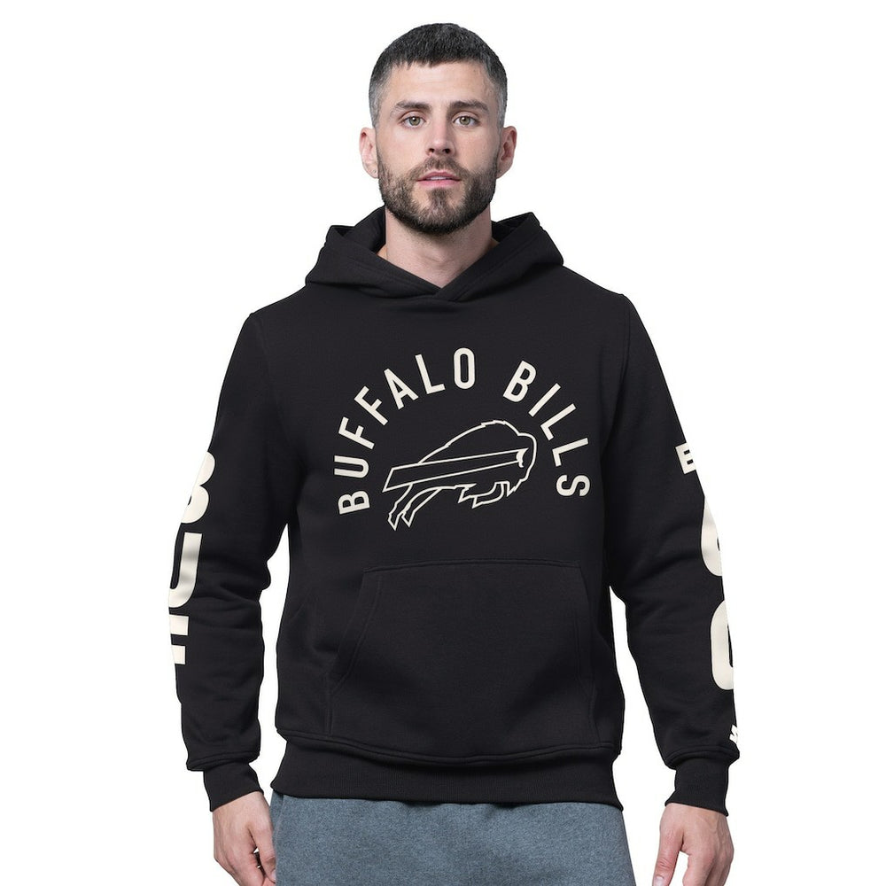 Buffalo Bills Starter Handoff Fleece Hoodie Sweatshirt - Black Hoodies