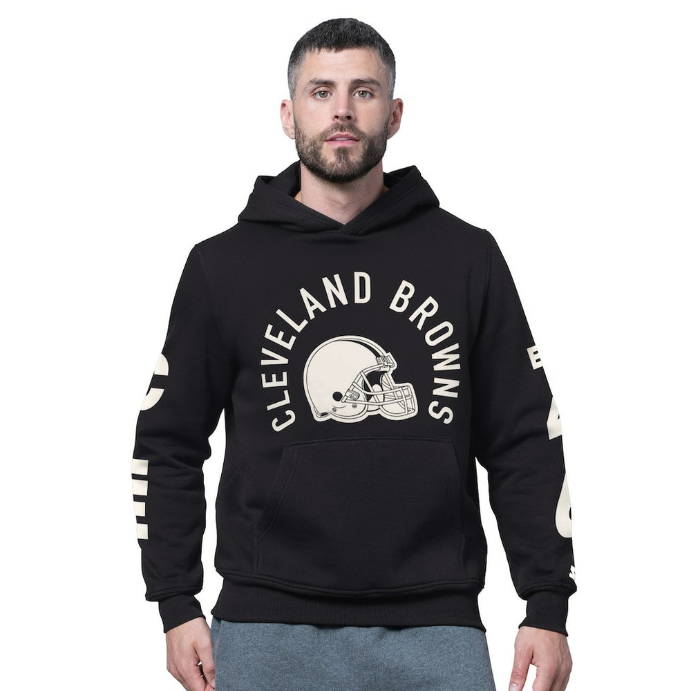 Cleveland Browns Starter Handoff Fleece Hoodie Sweatshirt - Black Hoodies