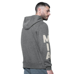Miami Dolphins Starter Handoff Vintage Logo Fleece Hoodie Sweatshirt - Charcoal Hoodies