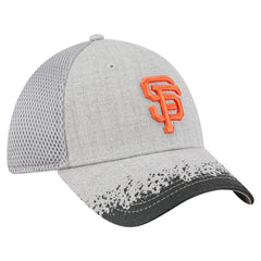 San Francisco Giants New Era Visor Paint Splatter 39THIRTY Flex Hat - Gray Hats