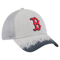 Boston Red Sox New Era Visor Paint Splatter 39THIRTY Flex Hat - Gray Hats