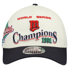 Minnesota Twins New Era World Series 9FORTY M-Crown Adjustable Hat - Cream/Navy Hats