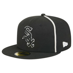 Chicago White Sox New Era Soutache 59FIFTY Fitted Hat - Black Hats