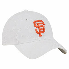 San Francisco Giants New Era Women's Floral Mesh 9TWENTY Adjustable Hat - White Hats