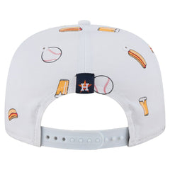 Houston Astros New Era Team Cheer Rope 19TWENTY Adjustable Hat - White Hats