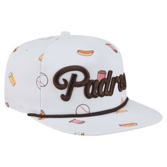 San Diego Padres New Era Team Cheer Rope 19TWENTY Adjustable Hat - White Hats