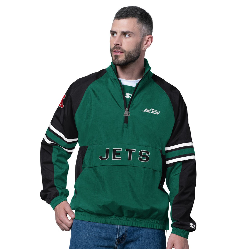 New York Jets Starter Prospect Half-Zip Pullover - Green Pullover