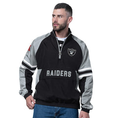 Las Vegas Raiders Starter Prospect Half-Zip Pullover - Black Pullover