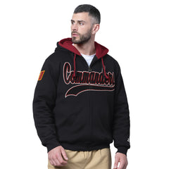 Washington Commanders Starter Big Shot Full-Zip Double Hoodie - Black Hoodies