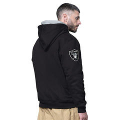 Las Vegas Raiders Starter Big Shot Full-Zip Double Hoodie - Black Hoodies