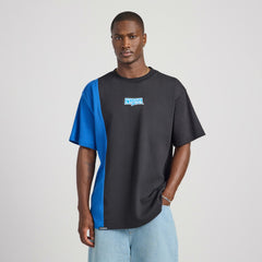 Detroit Lions Off Season x NFL Unisex Spliced T-Shirt - Black T-shirts