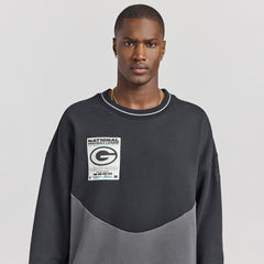 Green Bay Packers Off Season x NFL Unisex Fleece Sweatshirt - Black Sweatshirts