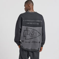 Kansas City Chiefs Off Season x NFL Unisex Fleece Sweatshirt - Black Sweatshirts